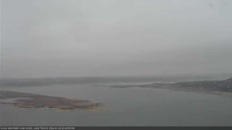 Lake Travis webcam, January 26, 2024 2:45 PM CT