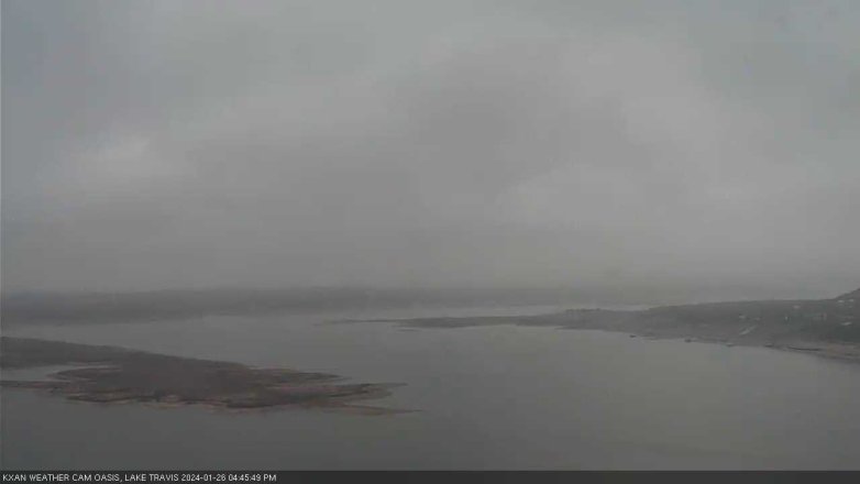 Lake Travis webcam, January 26, 2024 4:45 PM CT