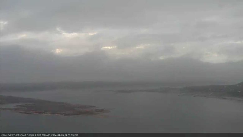 Lake Travis webcam, January 26, 2024 5:00 PM CT