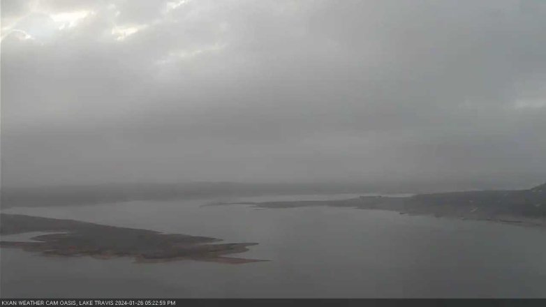 Lake Travis webcam, January 26, 2024 5:25 PM CT
