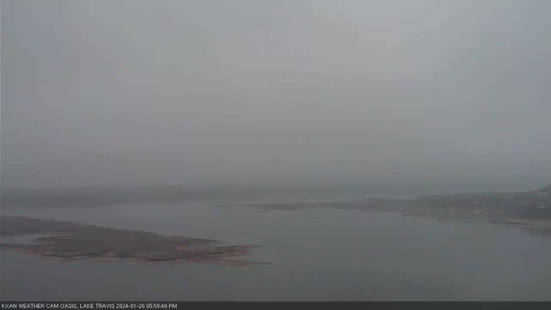 Lake Travis webcam, January 26, 2024 6:00 PM CT