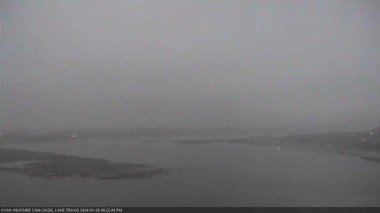 Lake Travis webcam, January 26, 2024 6:25 PM CT