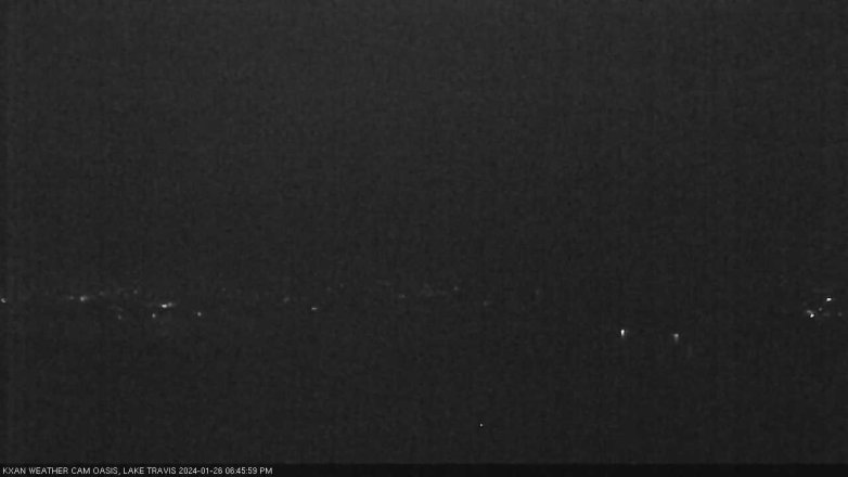 Lake Travis webcam, January 26, 2024 6:45 PM CT