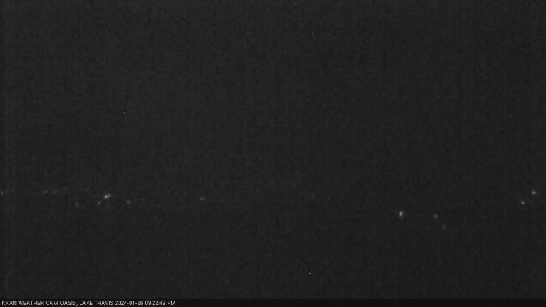 Lake Travis webcam, January 26, 2024 9:25 PM CT