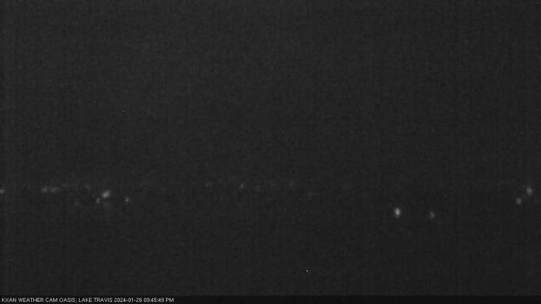 Lake Travis webcam, January 26, 2024 9:45 PM CT