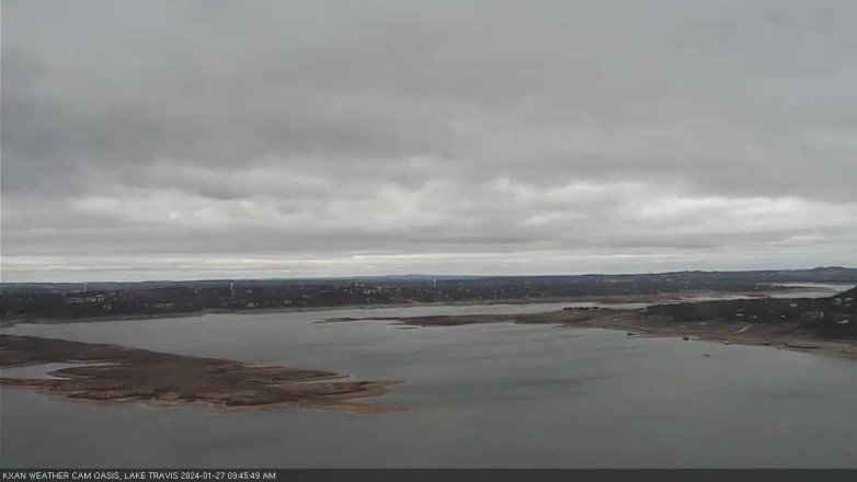 Lake Travis webcam, January 27, 2024 9:45 AM CT