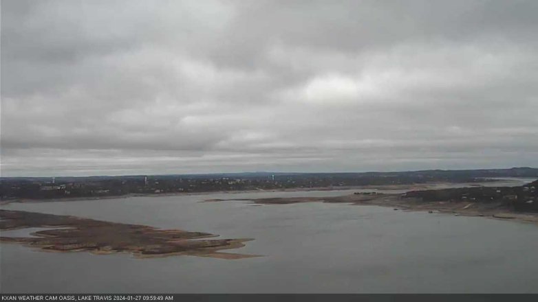 Lake Travis webcam, January 27, 2024 10:00 AM CT