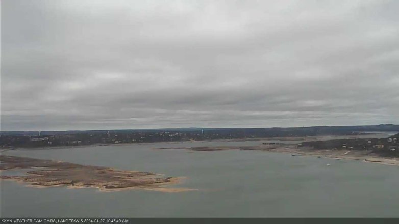 Lake Travis webcam, January 27, 2024 10:45 AM CT