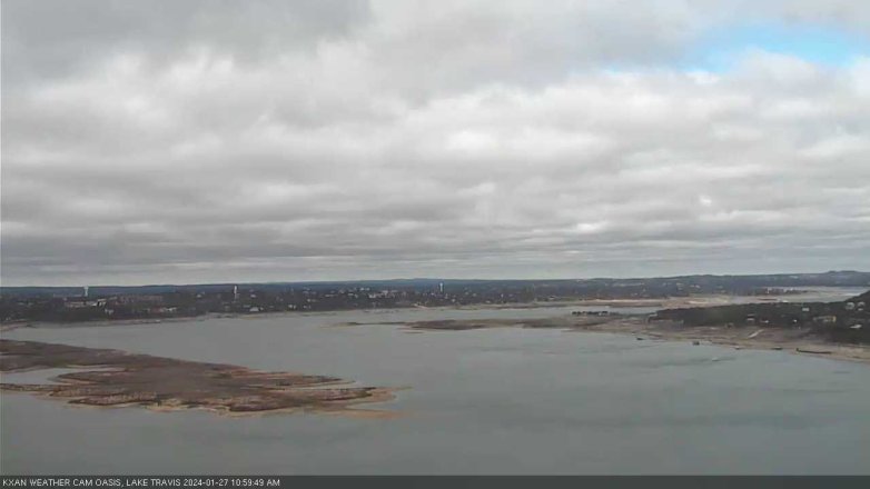 Lake Travis webcam, January 27, 2024 11:00 AM CT