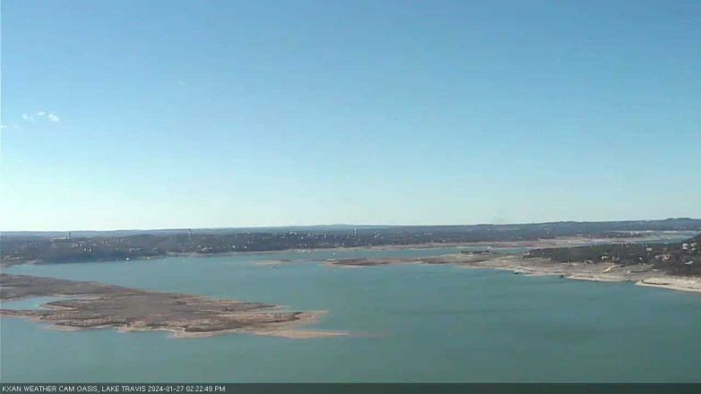 Lake Travis webcam, January 27, 2024 2:25 PM CT