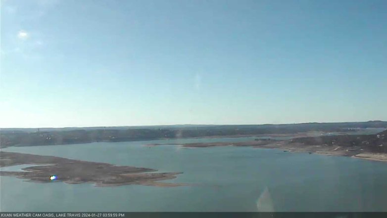 Lake Travis webcam, January 27, 2024 4:00 PM CT