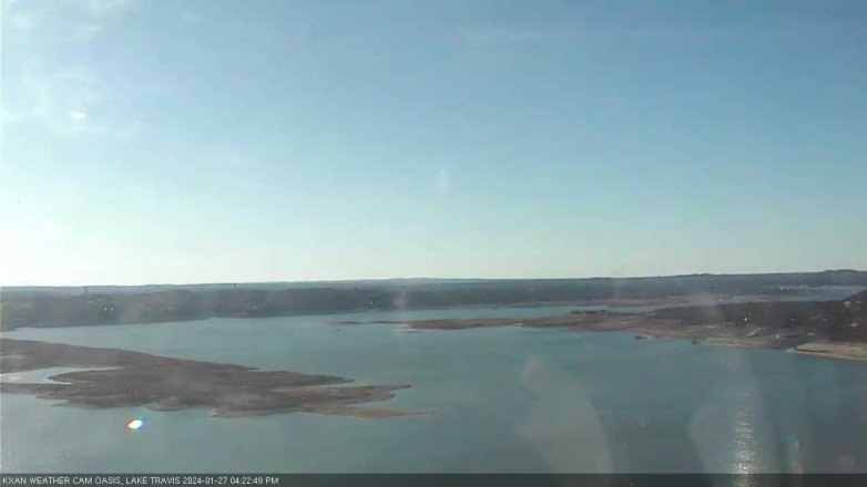 Lake Travis webcam, January 27, 2024 4:25 PM CT
