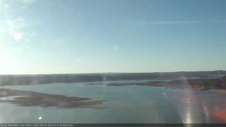 Lake Travis webcam, January 27, 2024 4:45 PM CT