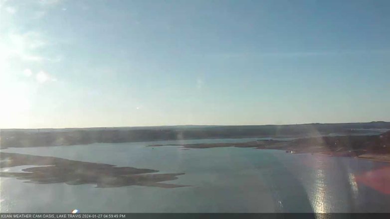 Lake Travis webcam, January 27, 2024 5:00 PM CT