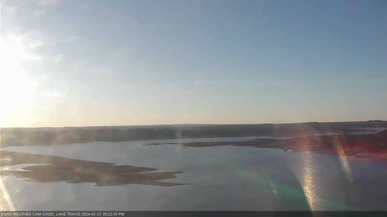 Lake Travis webcam, January 27, 2024 5:25 PM CT