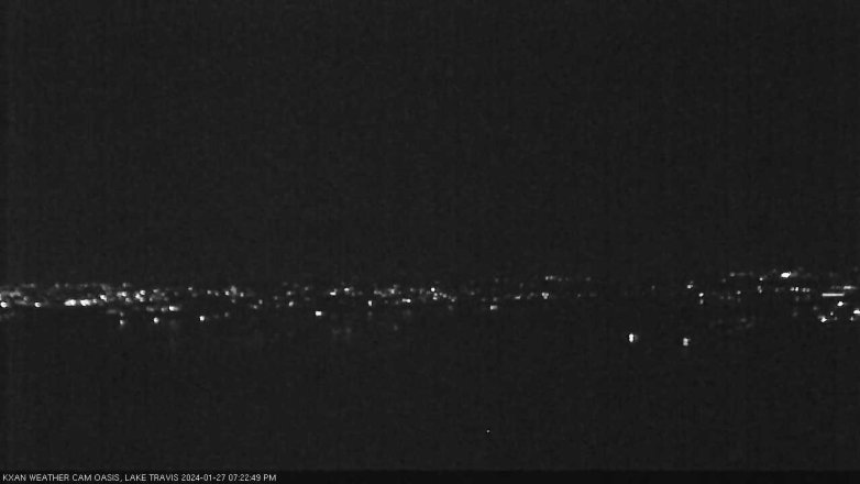 Lake Travis webcam, January 27, 2024 7:25 PM CT