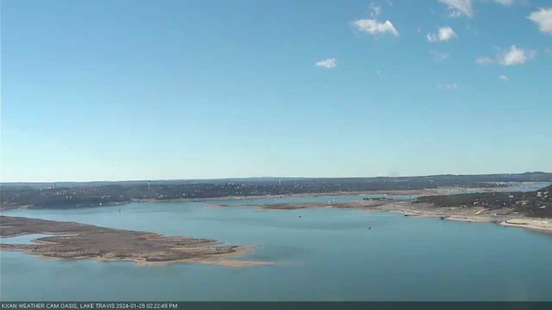 Lake Travis webcam, January 28, 2024 2:25 PM CT