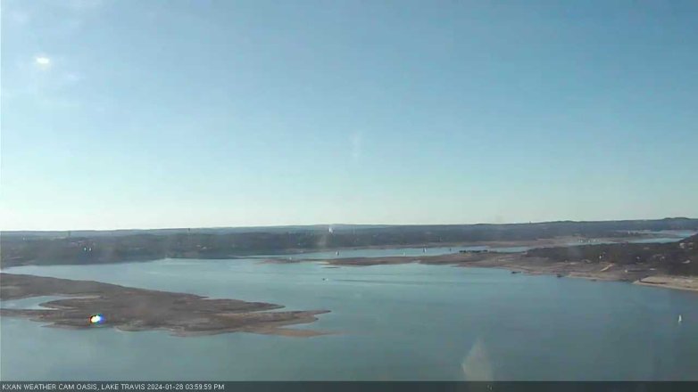 Lake Travis webcam, January 28, 2024 4:00 PM CT
