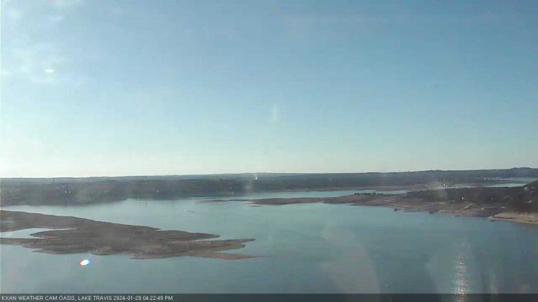 Lake Travis webcam, January 28, 2024 4:25 PM CT