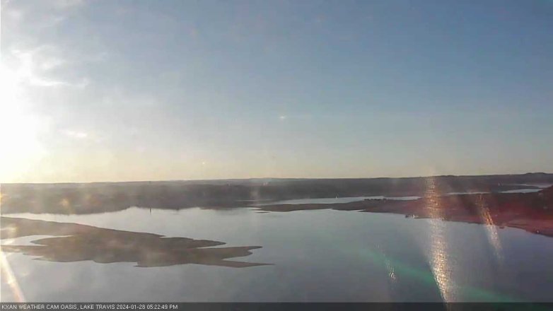 Lake Travis webcam, January 28, 2024 5:25 PM CT