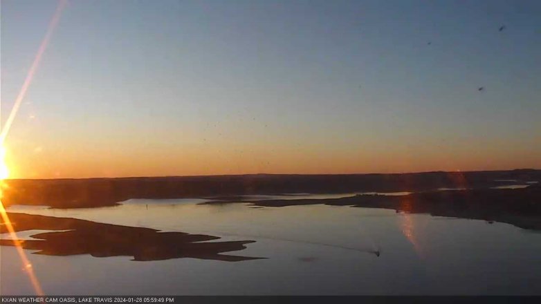 Lake Travis webcam, January 28, 2024 6:00 PM CT