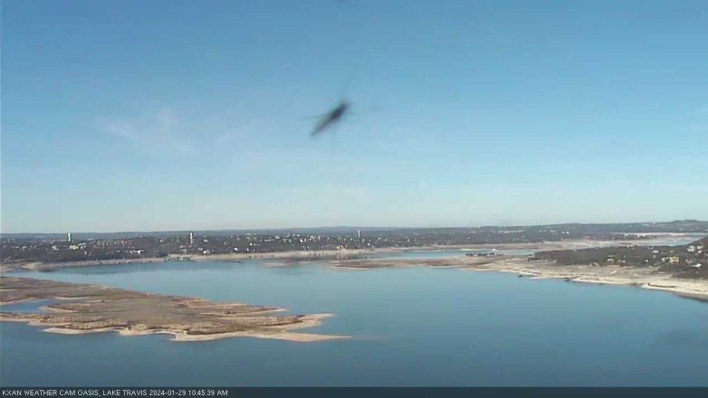 Lake Travis webcam, January 29, 2024 10:45 AM CT