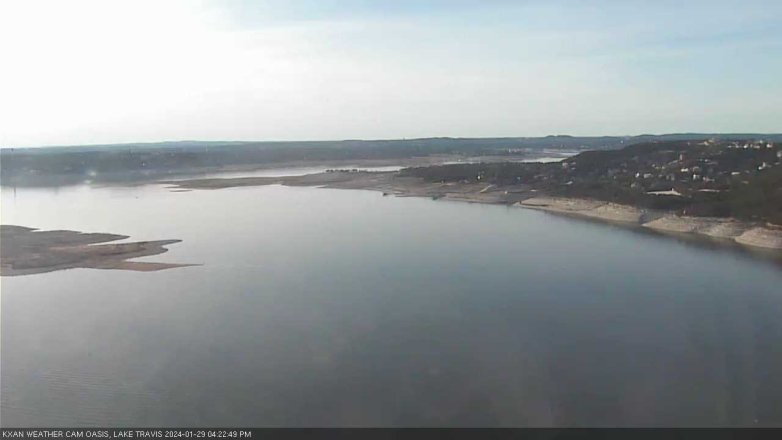 Lake Travis webcam, January 29, 2024 4:25 PM CT
