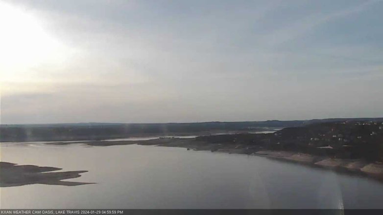 Lake Travis webcam, January 29, 2024 5:00 PM CT