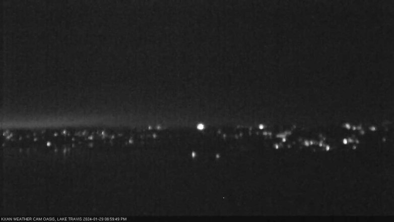 Lake Travis webcam, January 29, 2024 7:00 PM CT