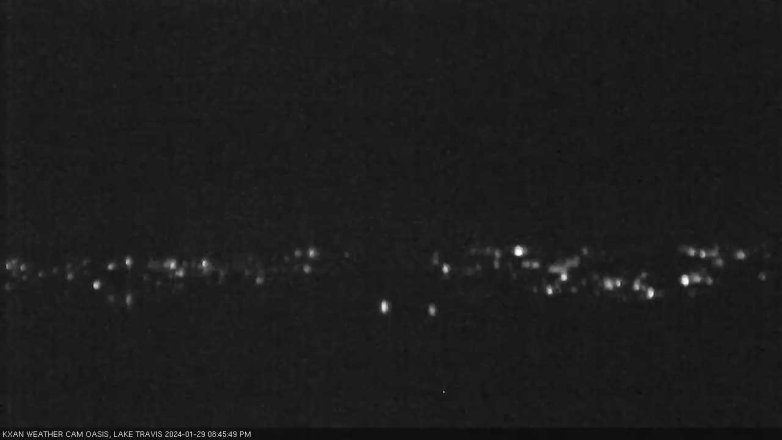 Lake Travis webcam, January 29, 2024 8:45 PM CT