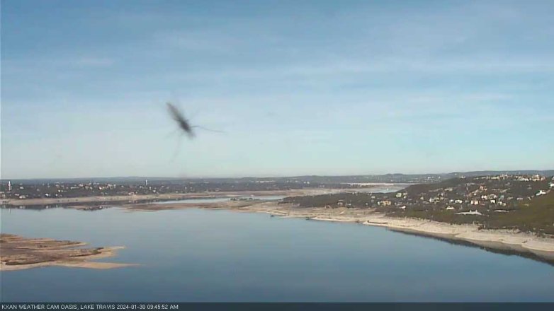 Lake Travis webcam, January 30, 2024 9:45 AM CT