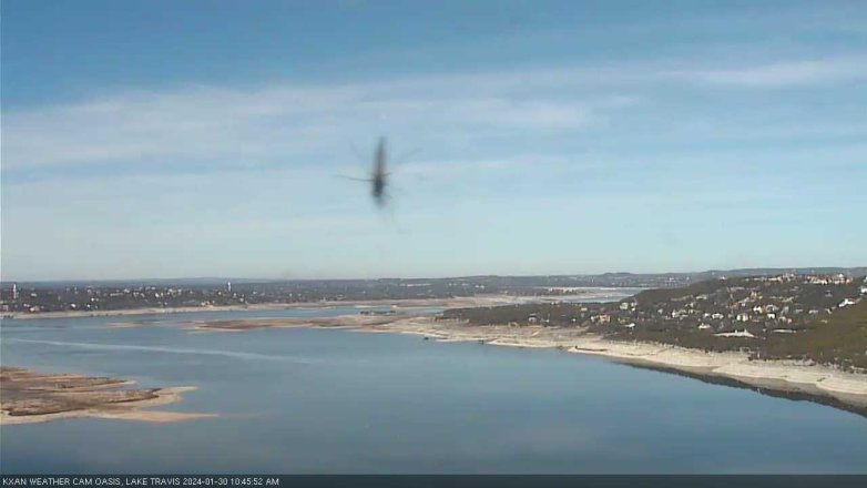Lake Travis webcam, January 30, 2024 10:45 AM CT