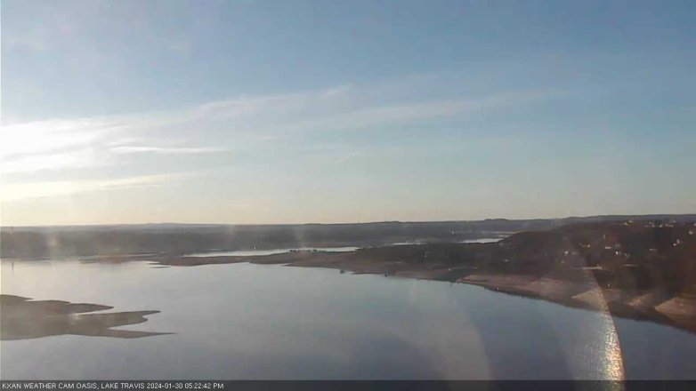 Lake Travis webcam, January 30, 2024 5:25 PM CT