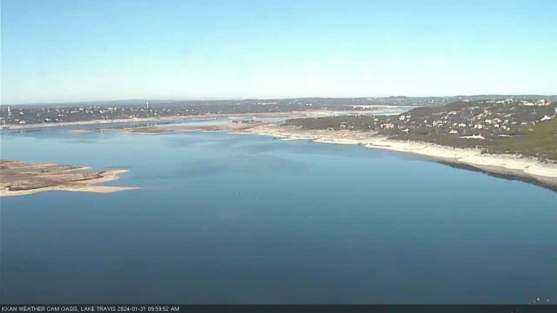 Lake Travis webcam, January 31, 2024 10:00 AM CT