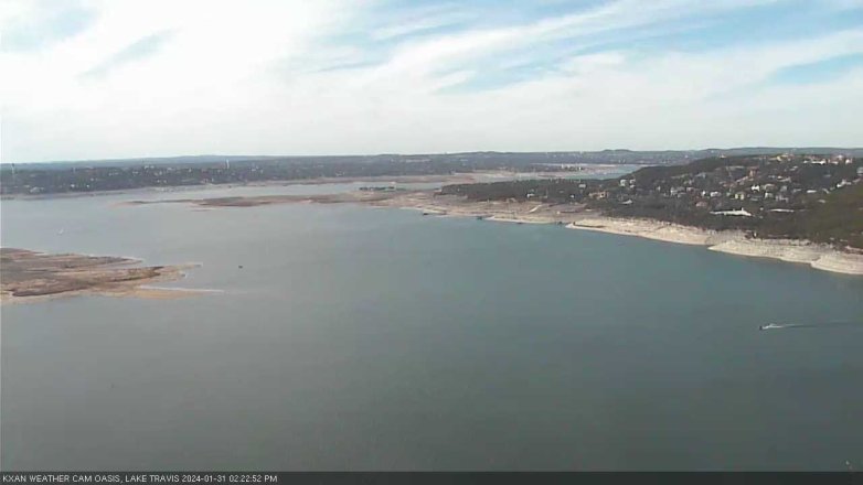 Lake Travis webcam, January 31, 2024 2:25 PM CT