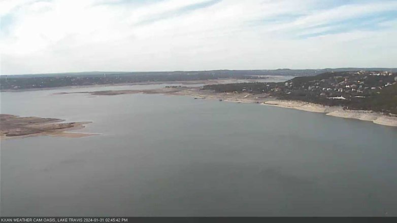 Lake Travis webcam, January 31, 2024 2:45 PM CT
