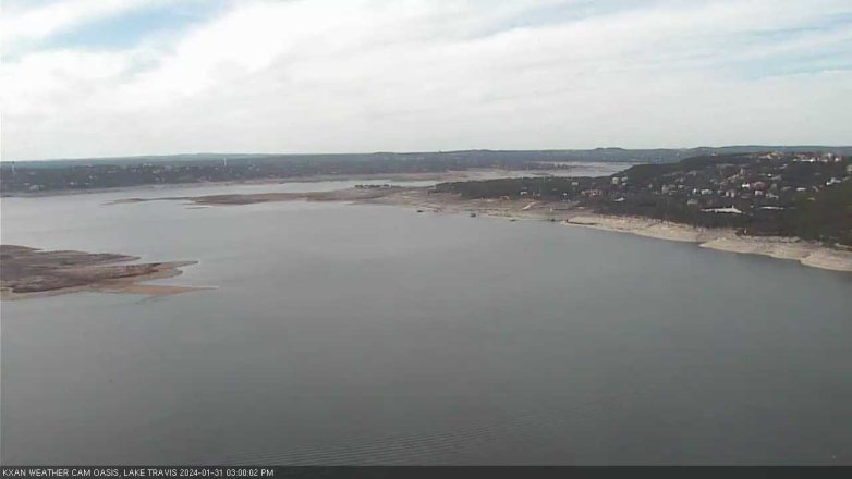 Lake Travis webcam, January 31, 2024 3:00 PM CT
