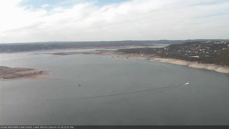 Lake Travis webcam, January 31, 2024 3:25 PM CT