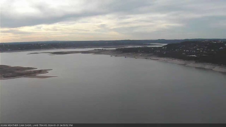 Lake Travis webcam, January 31, 2024 5:00 PM CT