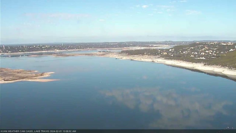 Lake Travis webcam, February 1, 2024 10:00 AM CT