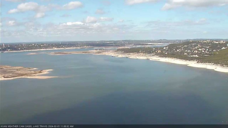 Lake Travis webcam, February 1, 2024 11:00 AM CT