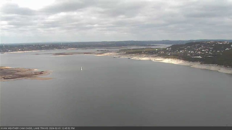 Lake Travis webcam, February 1, 2024 12:45 PM CT