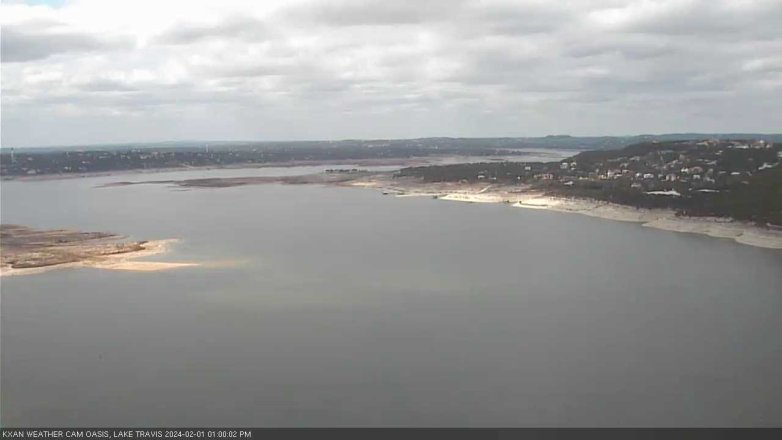 Lake Travis webcam, February 1, 2024 1:00 PM CT