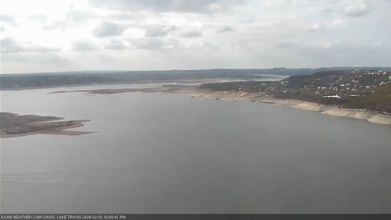 Lake Travis webcam, February 1, 2024 3:45 PM CT