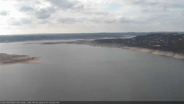 Lake Travis webcam, February 1, 2024 4:00 PM CT