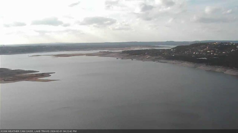 Lake Travis webcam, February 1, 2024 4:25 PM CT