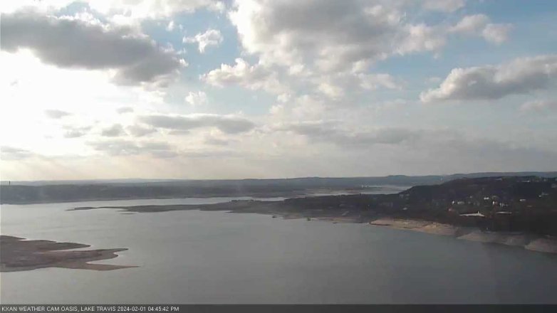 Lake Travis webcam, February 1, 2024 4:45 PM CT