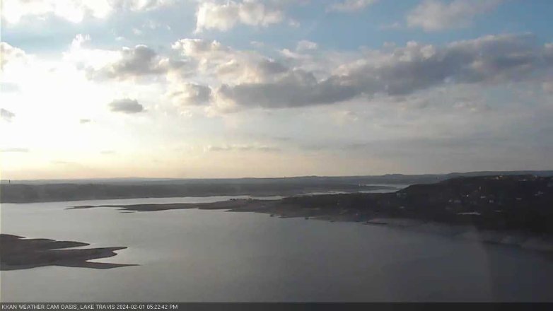 Lake Travis webcam, February 1, 2024 5:25 PM CT