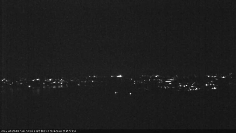 Lake Travis webcam, February 1, 2024 7:45 PM CT
