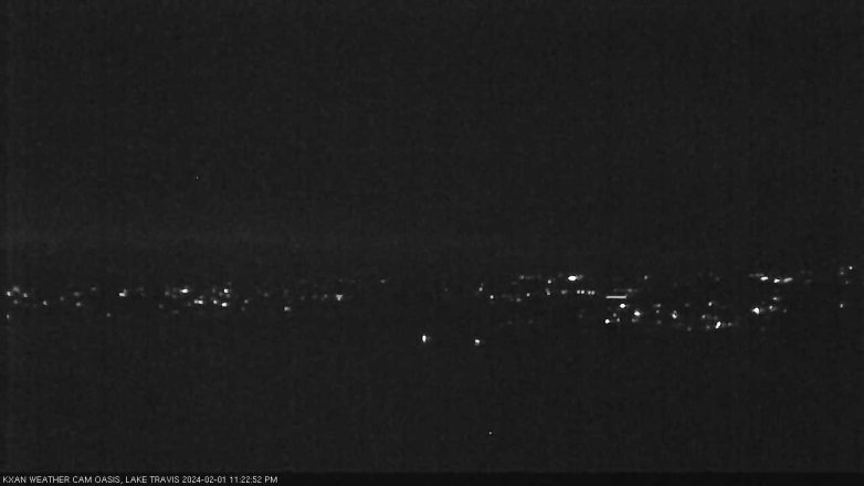 Lake Travis webcam, February 1, 2024 11:25 PM CT